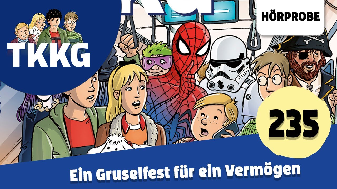 TKKG - Folge 235: Ein Gruselfest f&uuml;r ein Verm&ouml;gen | H&ouml;rprobe zum H&ouml;rspiel
