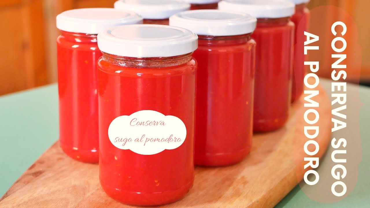CONSERVA DI SUGO PRONTO AL POMODORO | PER L' INVERNO | TUTORIAL FACILE