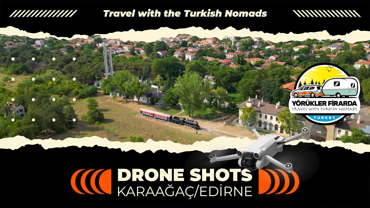 Edirne Karaağaç Drone Çekimi | Karaağaç Tren İstasyonu - Eski Rektörlük Binası - Lozan Anıtı