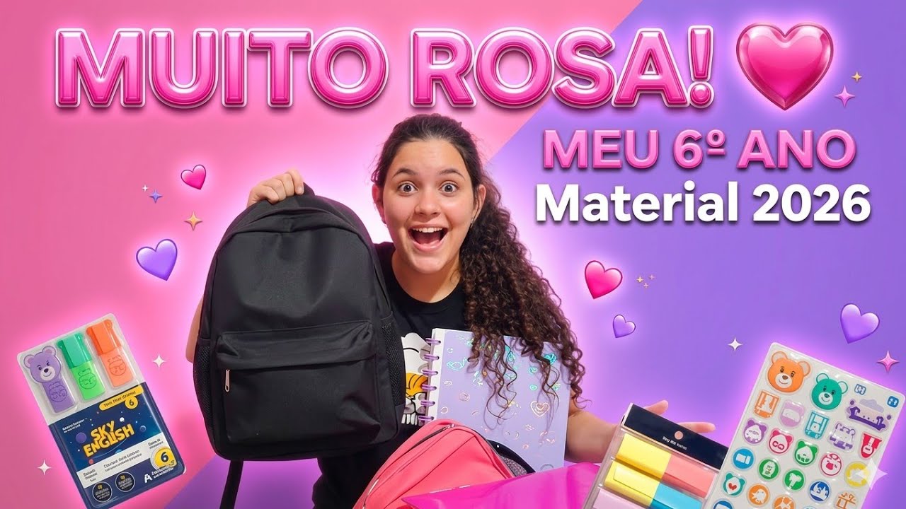 MATERIAL ESCOLAR COMPLETO 2026 | 6° ANO