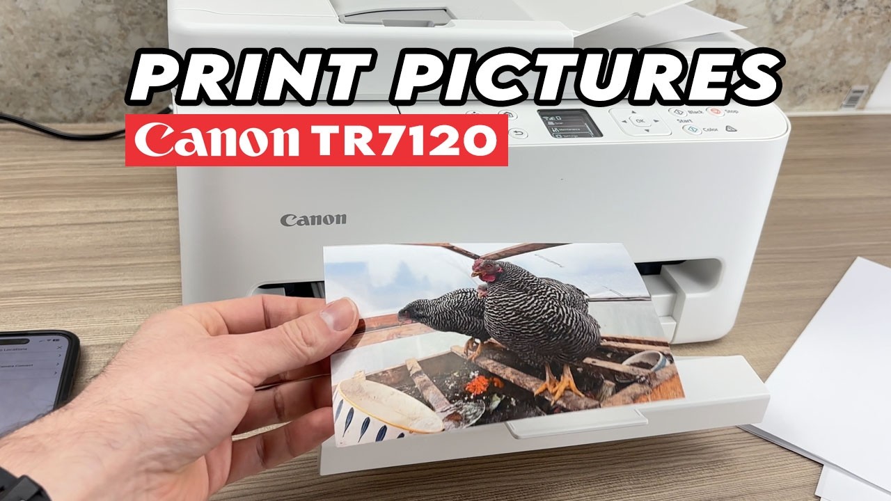 Canon TR7120 : How to Print Pictures
