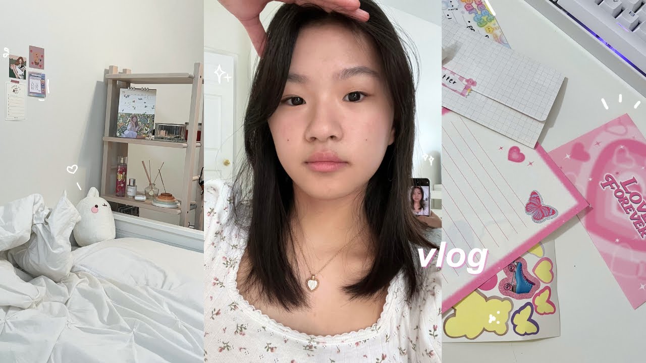 daily life: new room layout, trying different hairstyles, new hobby, study with me