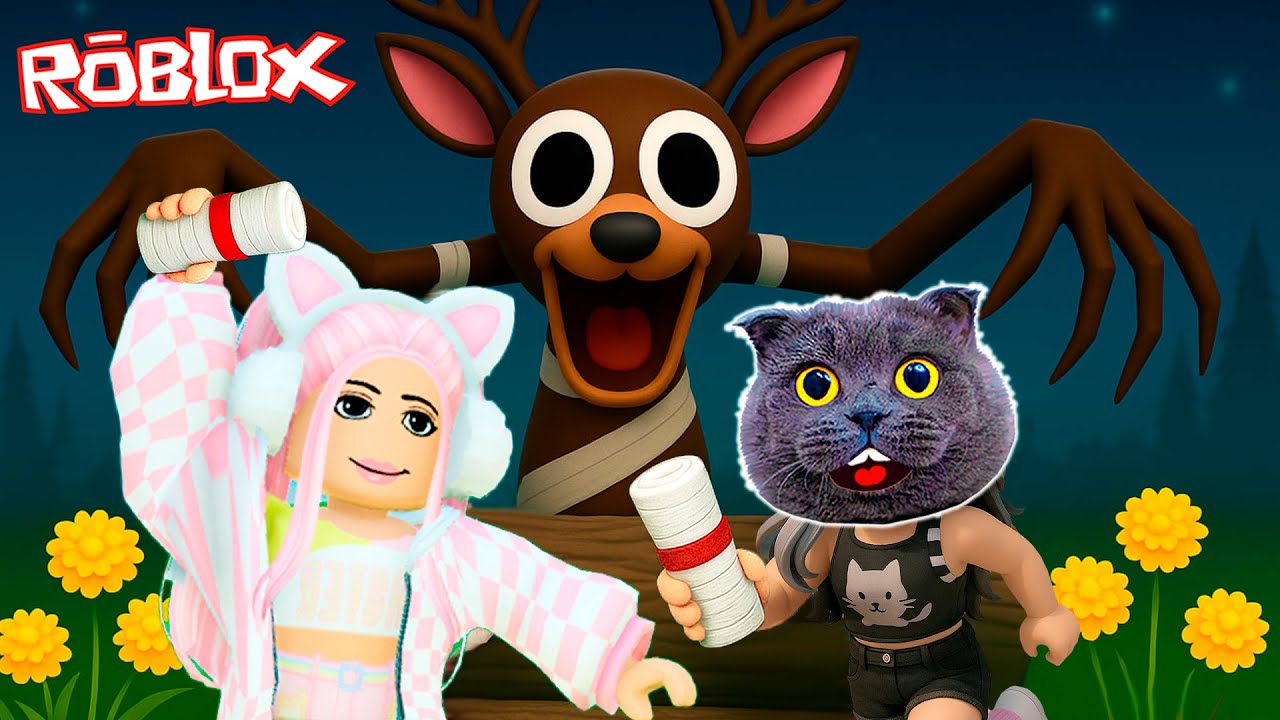 СПАСЛА ОЛЕНЯ из 99 НОЧЕЙ в ЛЕСУ в РОБЛОКС | 99 Nights in the Forest в Roblox