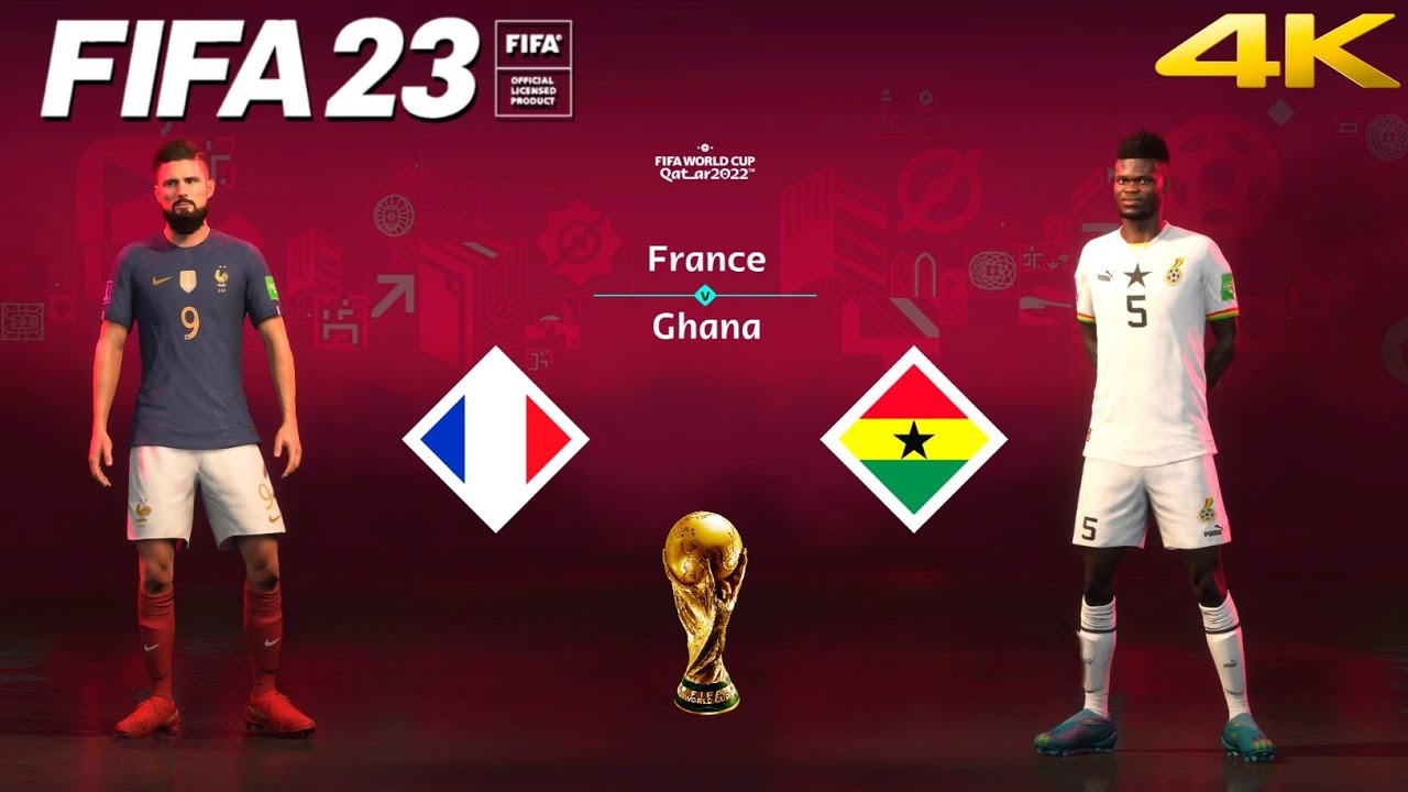FIFA 23 - France vs. Ghana - FIFA World Cup Qatar Final | PS5™ Gameplay [4K 60FPS] Next Gen