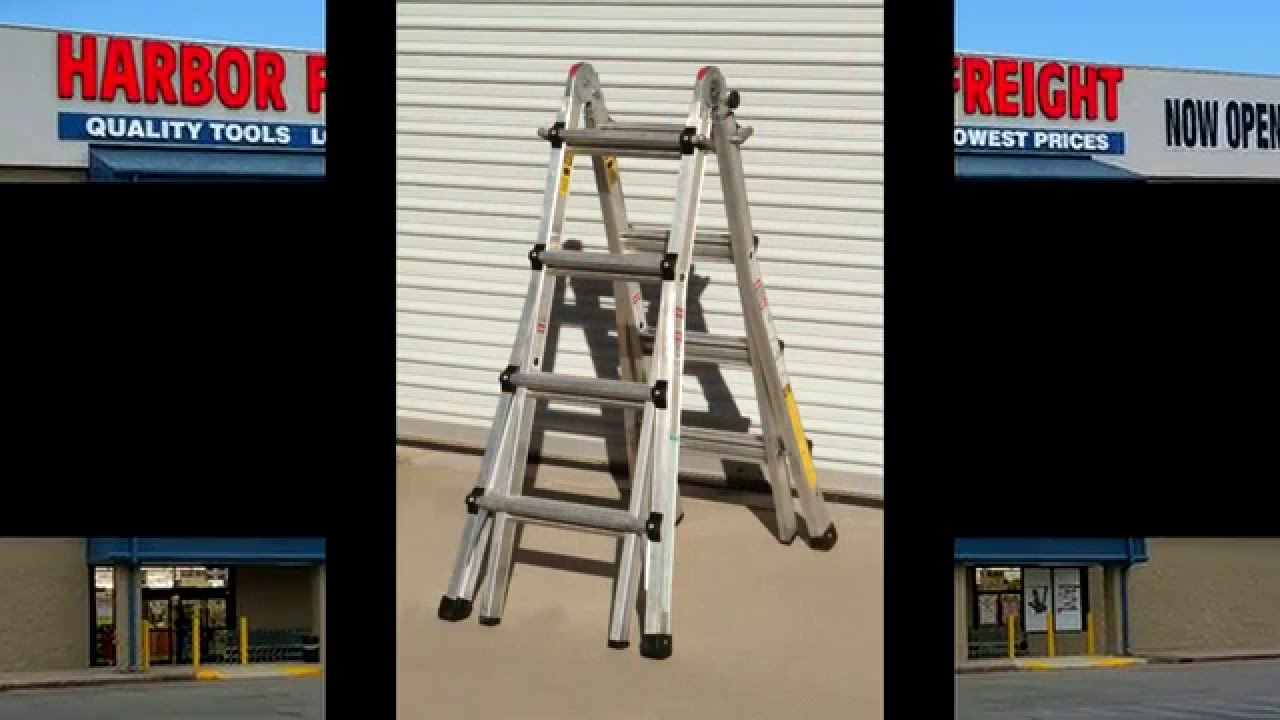 Harbor Freight HaulMaster 17 ft Type 1A multi-task ladder 67646