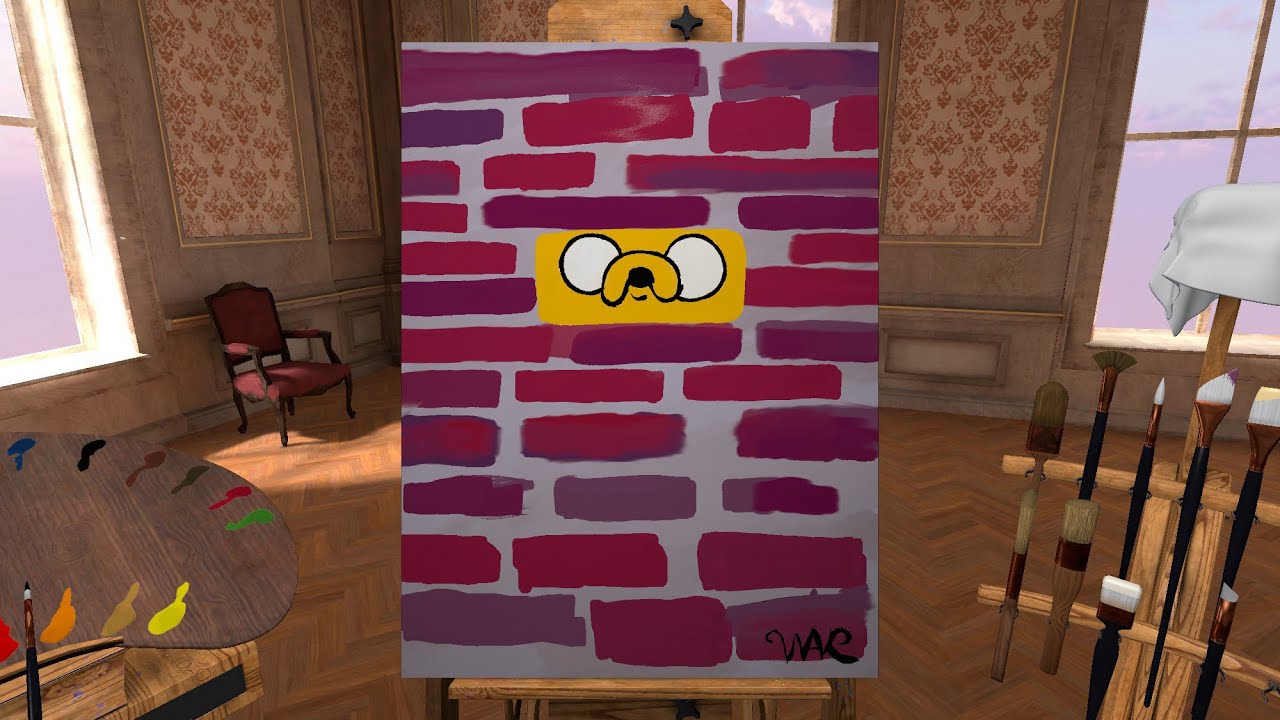 Jake the brick | ASMR paint