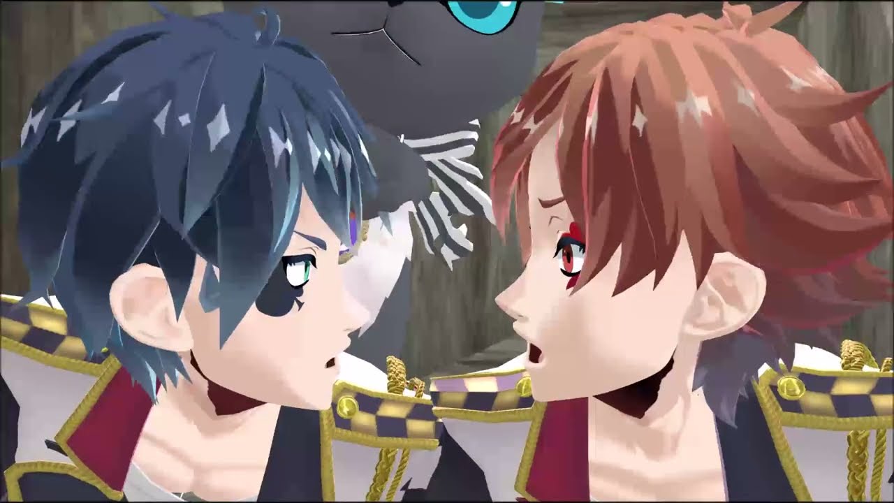 [MMD x Twisted Wonderland] Ace and Deuce being frenemies for 2 minutes and 46 seconds