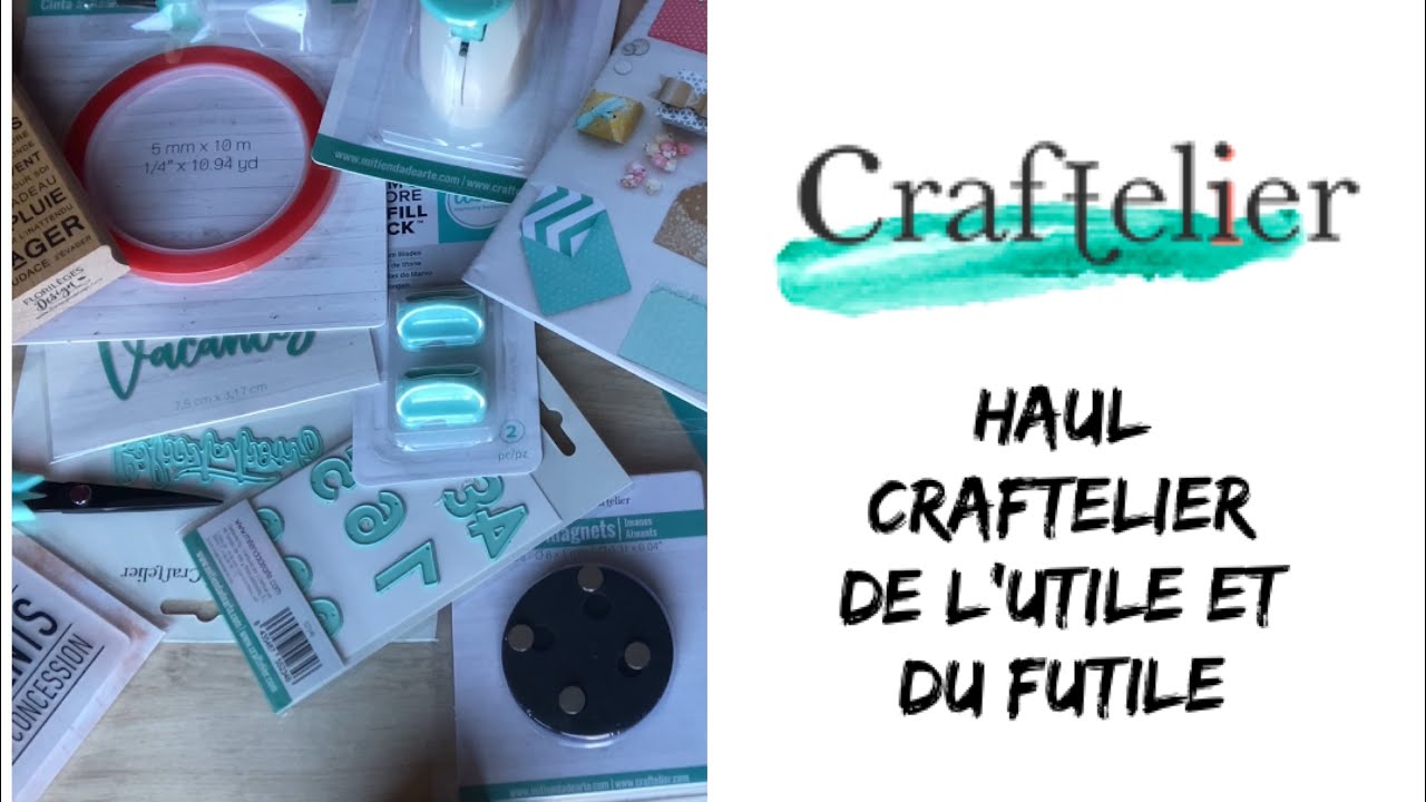 Haul craftelier scrapbooking des achats utiles et futiles 🤣👍🏻 #craftelier