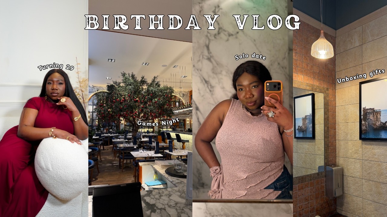 BIRTHDAY VLOG - Turning 29 | Solo date in Wilmslow | Shopping & Unboxing Gifts | Games Night