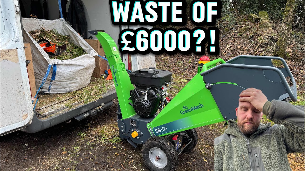 Измельчаем хвойные деревья с помощью GreenMech CS100! Стоит ли оно того? Садовник из Великобритании