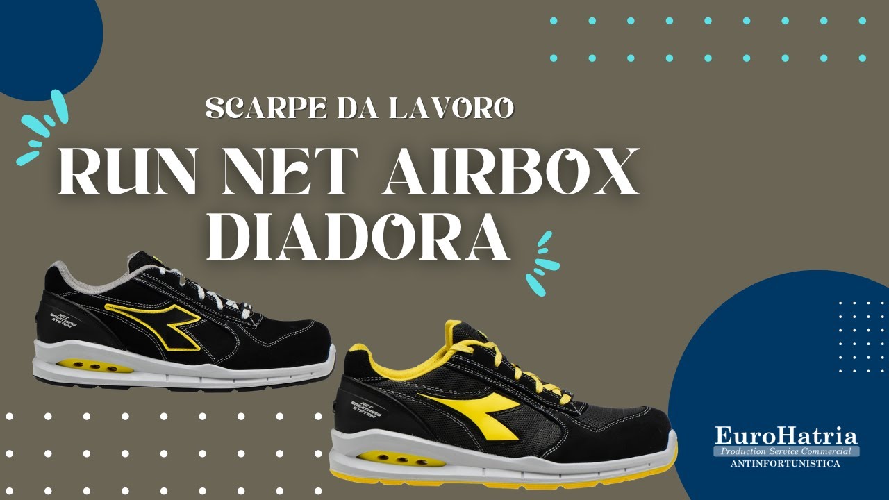 Scarpe Run Net Airbox di Diadora: comfort e sicurezza