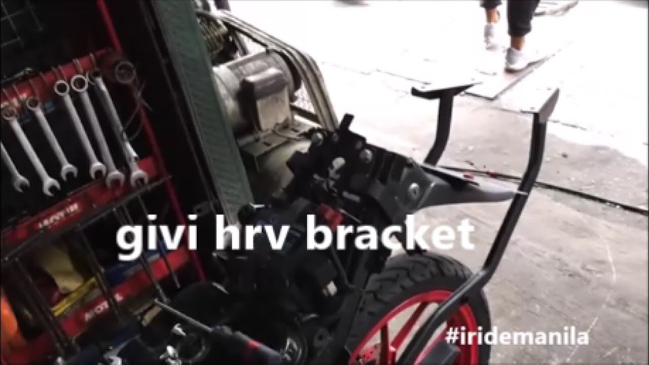 HOW TO INSTALL GIVI  HRV BRACKET ON RAIDER 150R