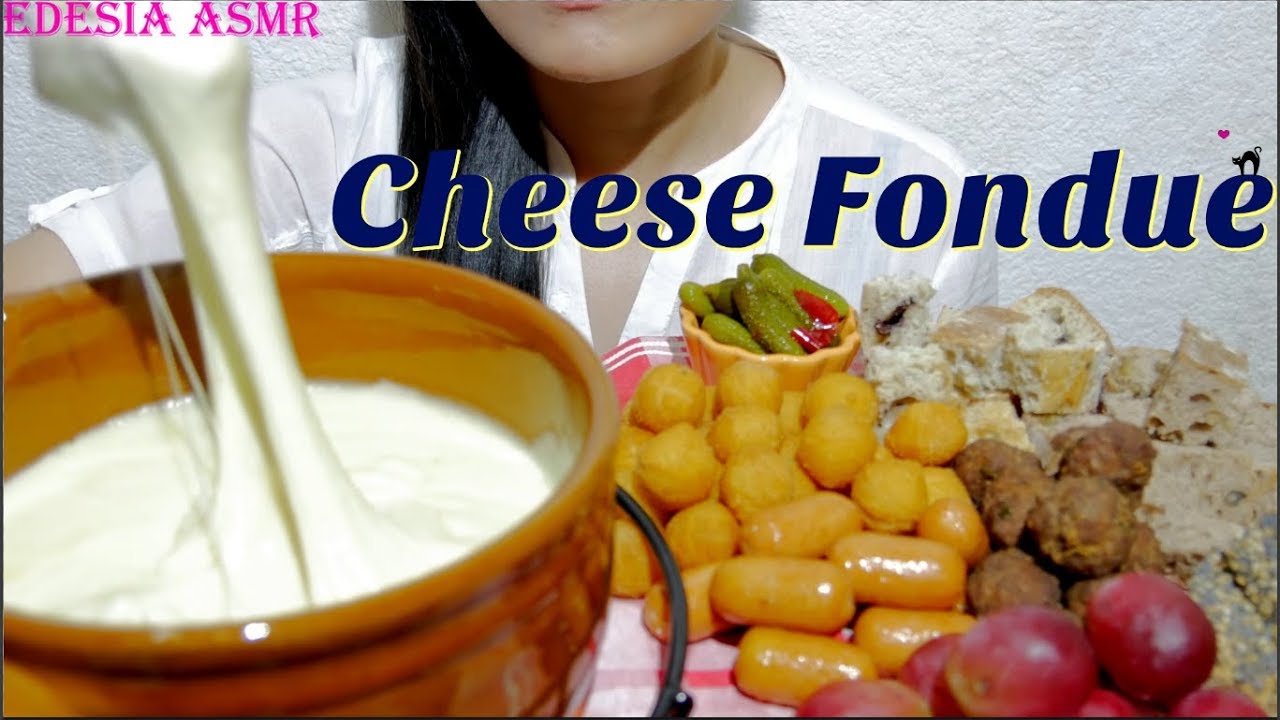ASMR 咀嚼音🧀Cheese Fondue チーズフォンデュ 香濃起司火鍋 치즈퐁듀 Fondue Savoyarde *EATING SOUND*
