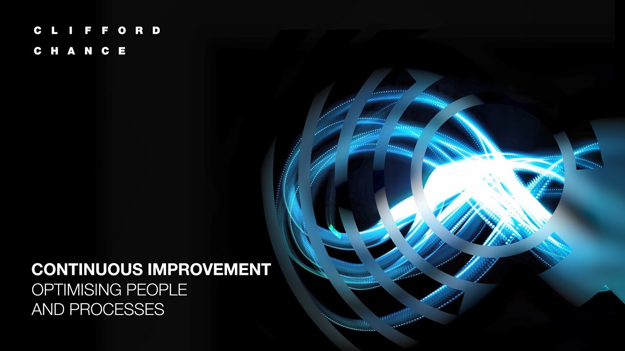 Continuous Improvement - Optimising people and processes