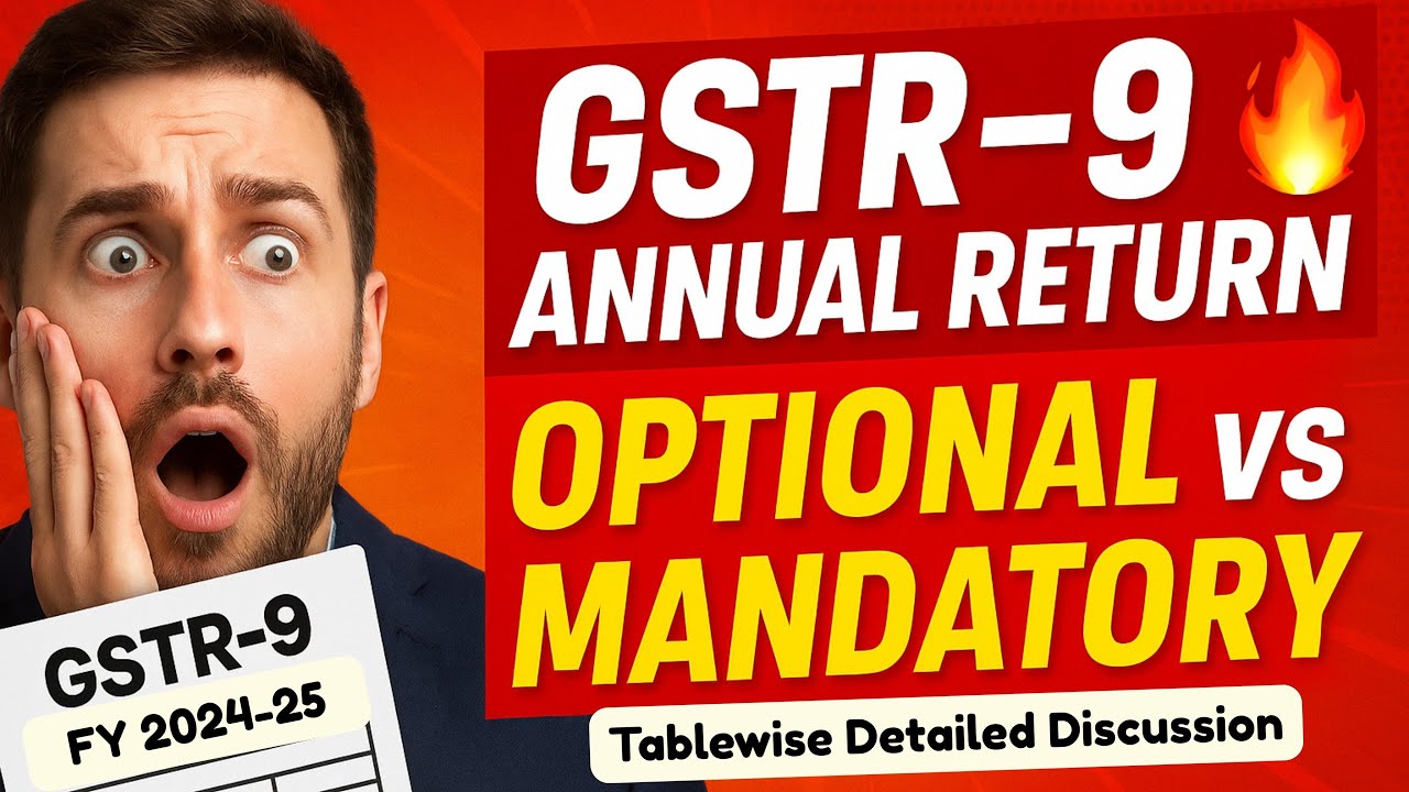🔥Полное руководство по заполнению годовой декларации GSTR 9 Tablewise с последними изменениями за...