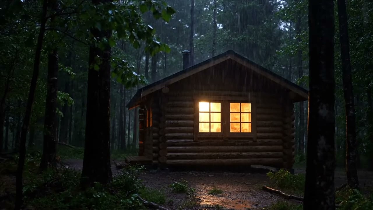 Rainy Nights in Forest the Most Relaxing Sound Ever