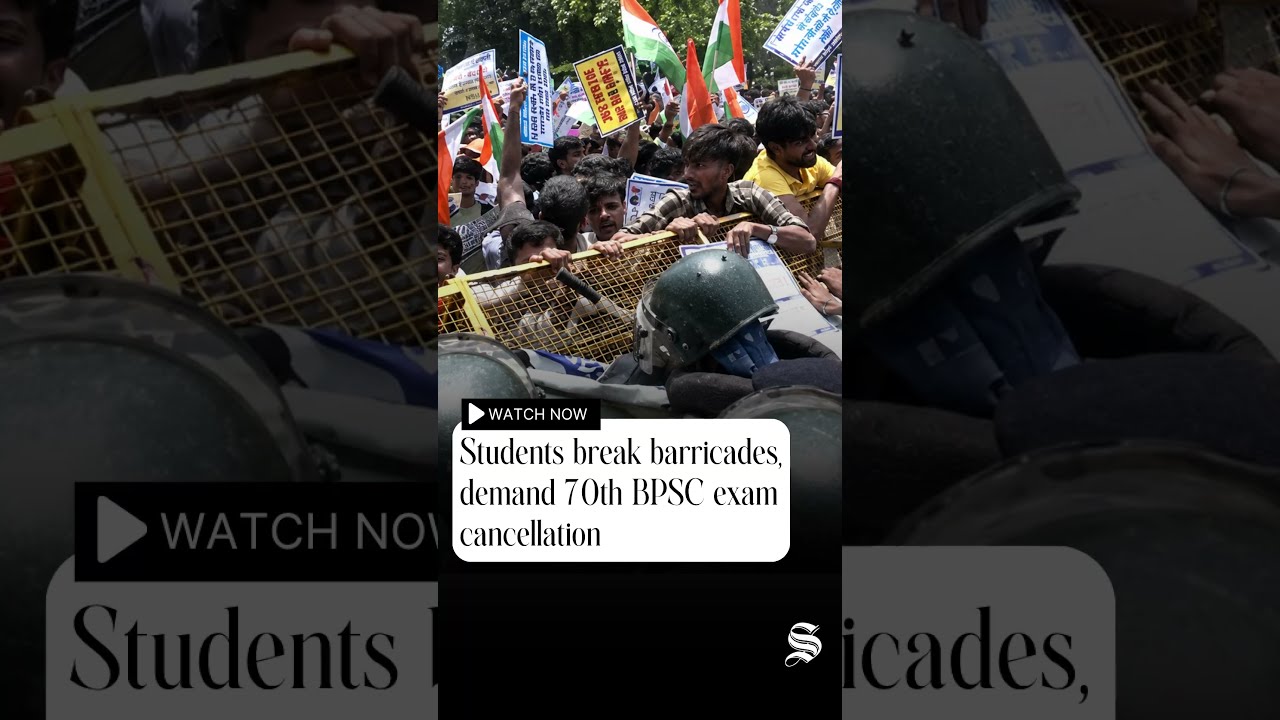 Students break barricades, march towards Raj Bhavan over 70th BPSC exam