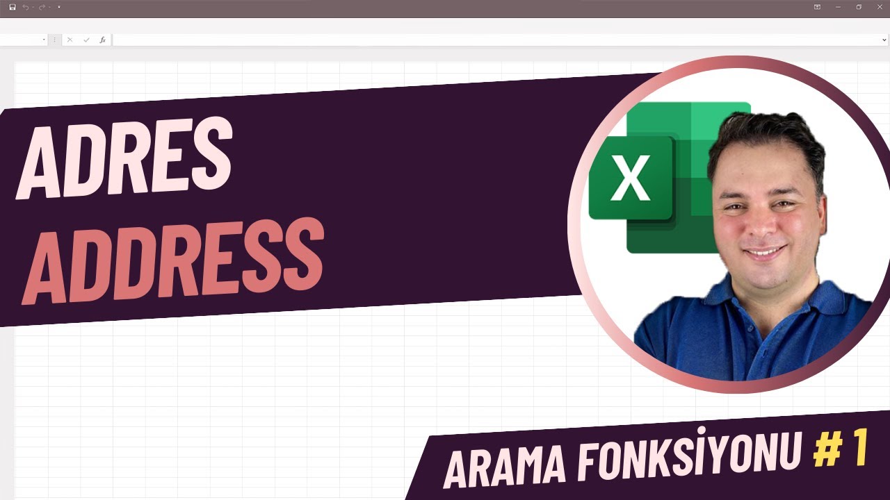 Excel Adres (Address) Fonksiyonu | Arama Fonksiyonu #1