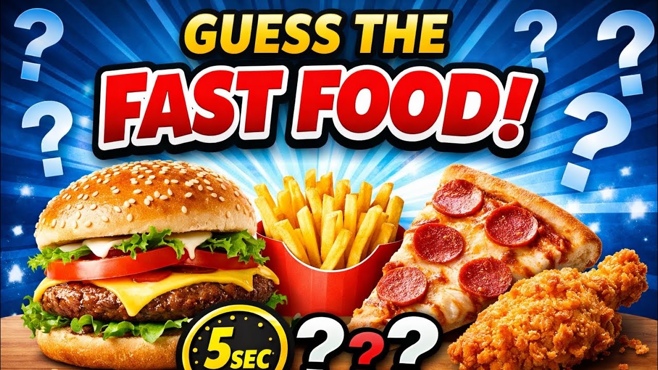 Guess the Fast Food Logo in 5 Seconds 🍔 | Only 1% Can Get 10/10 Quiz