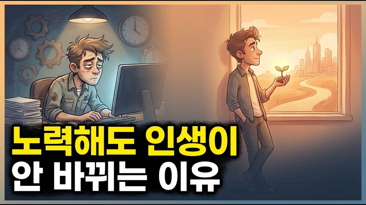 ‘열심히 살면 성공한다’는 말이 무너진 이유