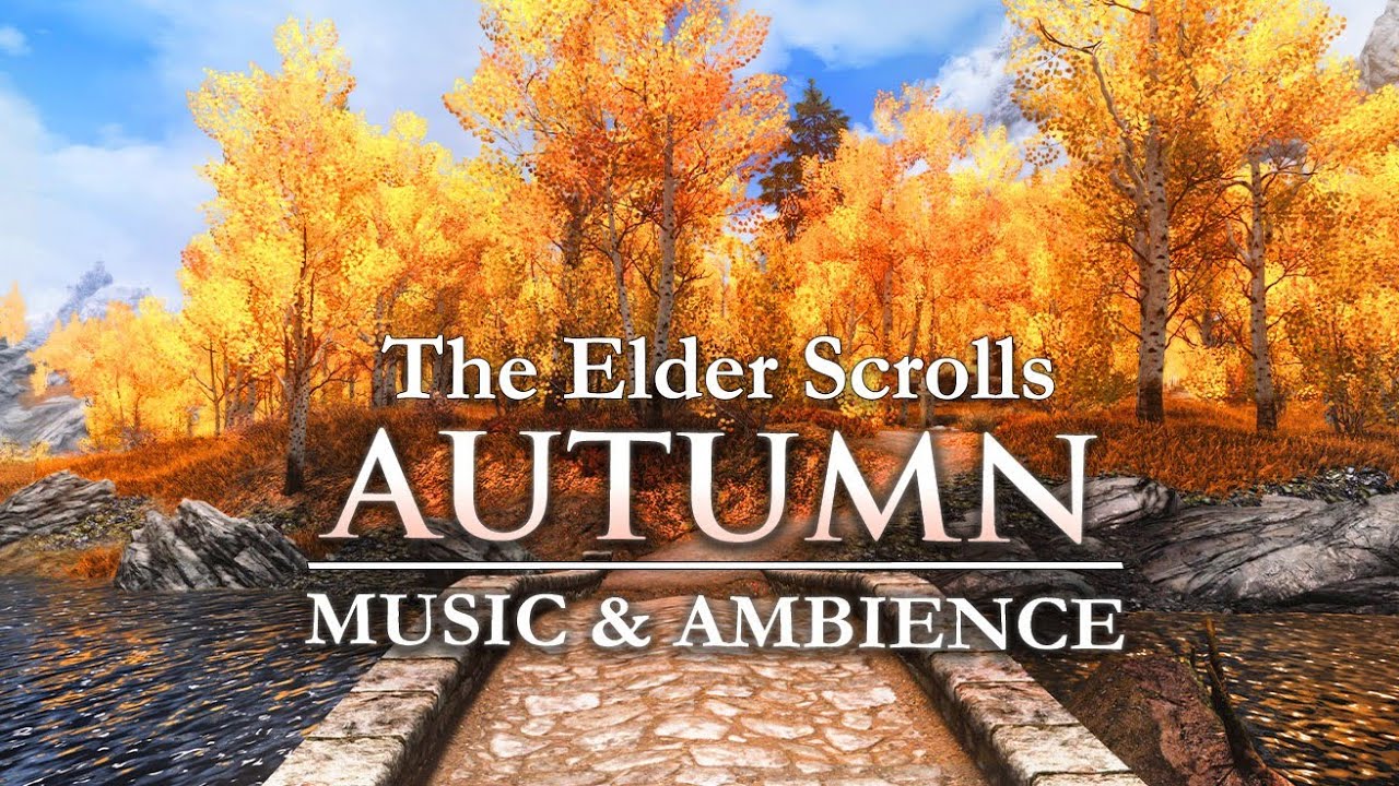 Skyrim & Oblivion | ESO Calming Study Music Cozy Autumn Vibes