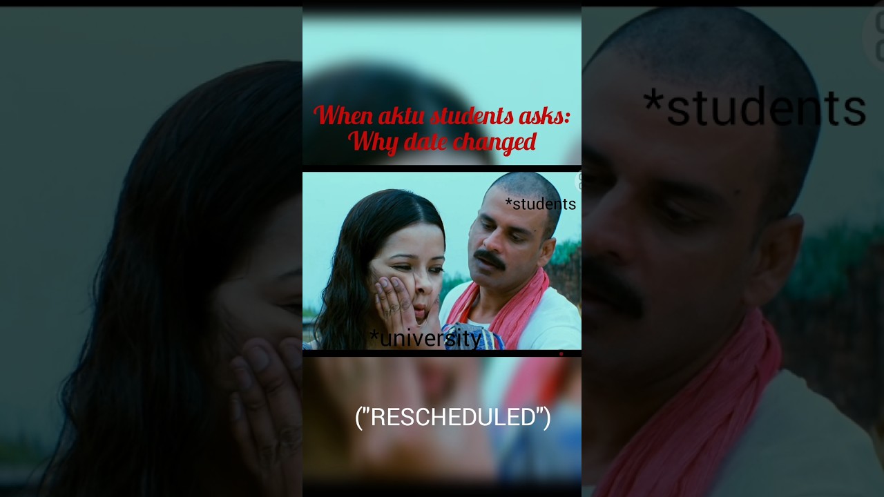 AKTU exam postponed || AKTU exam update || aktu meme #memes #youtubeshorts #ytshorts #viralvideo
