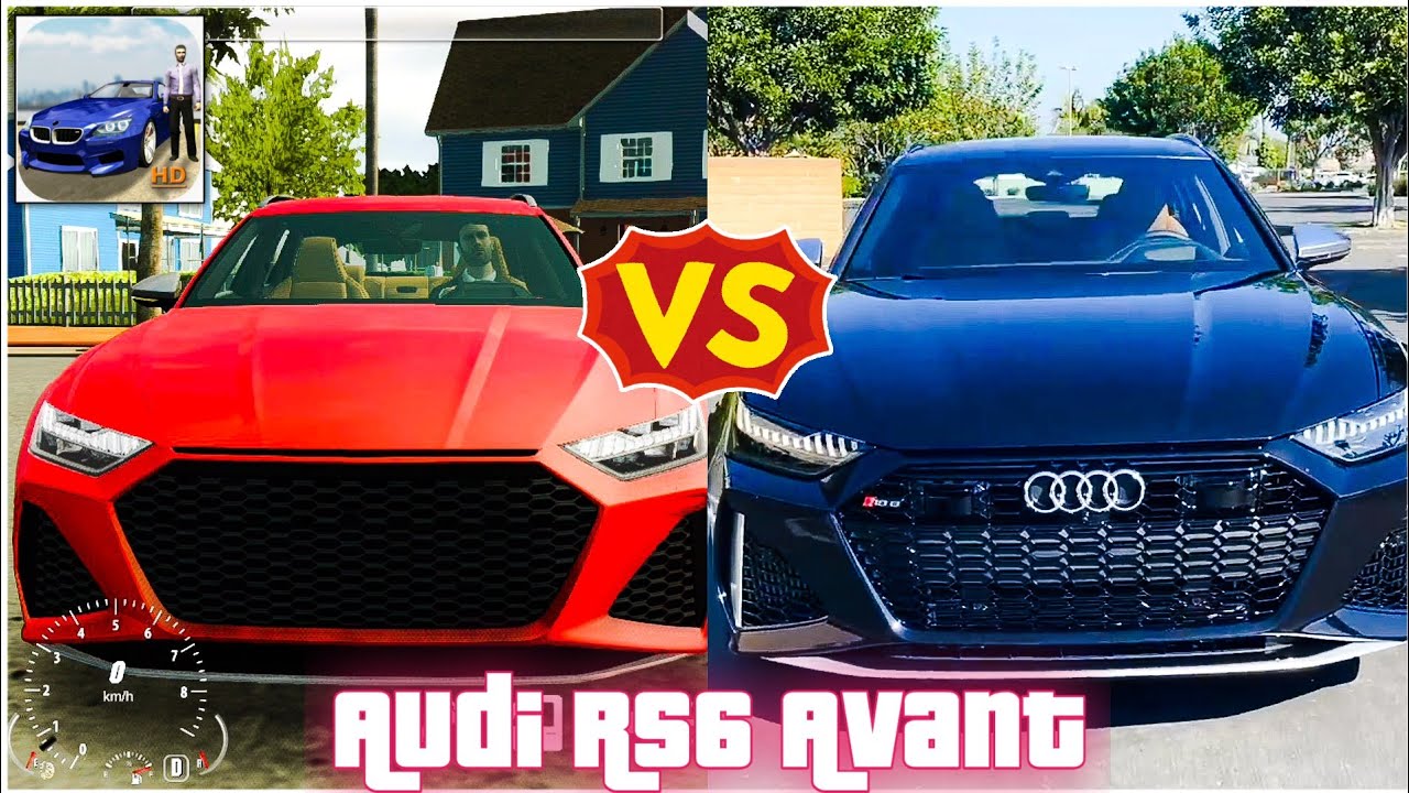 2021 Audi RS6 Avant | Car Parking Multiplayer VS Real Life (ATTENTION TO DETAILS #3)