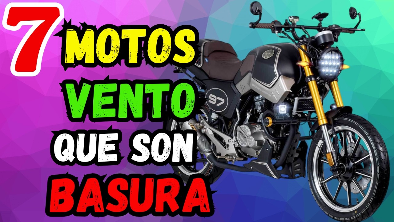 LAS PEORES MOTOS DE VENTO NUNCA LAS COMPRES❌