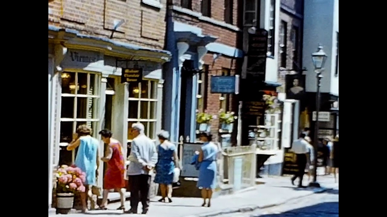 Streets scenes of Windsor in 1965