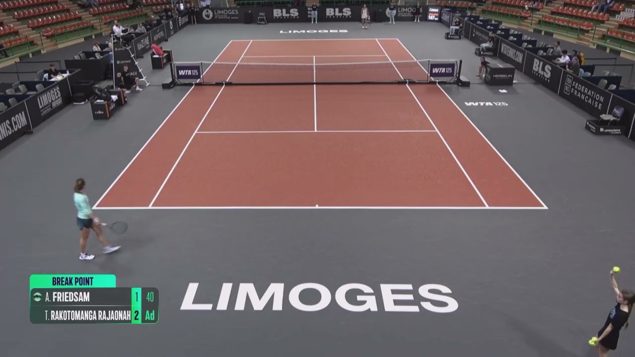 Anna-Lena Friedsam (GER) vs Tiantsoa Rakotomanga Rajaonah (FRA) // 1-6 7-6 6-1 // W125 Limoges // QF