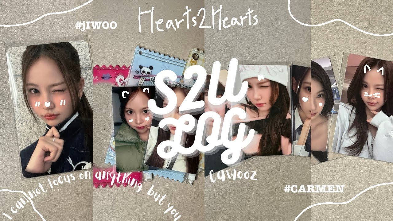 [하츄로그] Ep.01 I cannot focus on anything but you 🫶 / 하츄 브이로그 / 하츠투하츠 / 앨범깡 / 럭키드로우 / 분철 / 총대 / 미공포 /