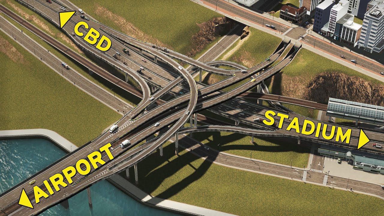 Overly COMPLICATED Interchange | Cities Skylines: Oceania 19