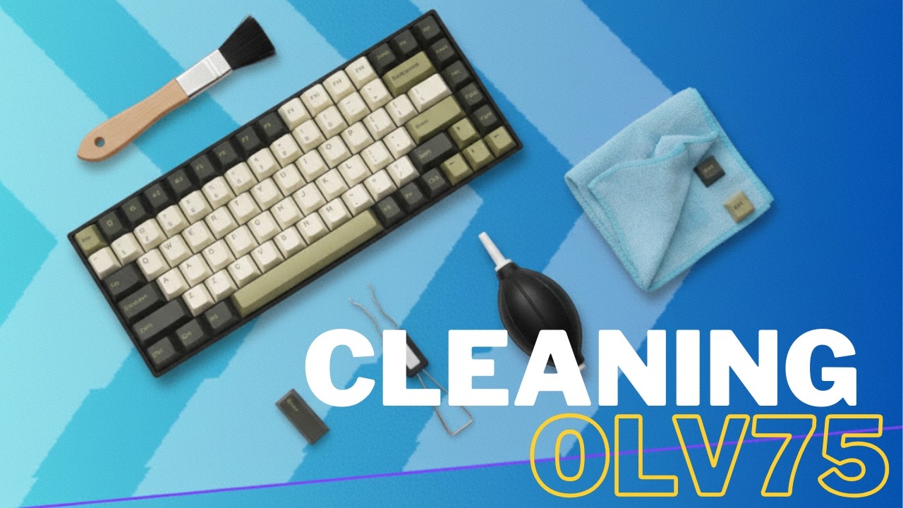 Cleaning Keyboard Noir OLV75