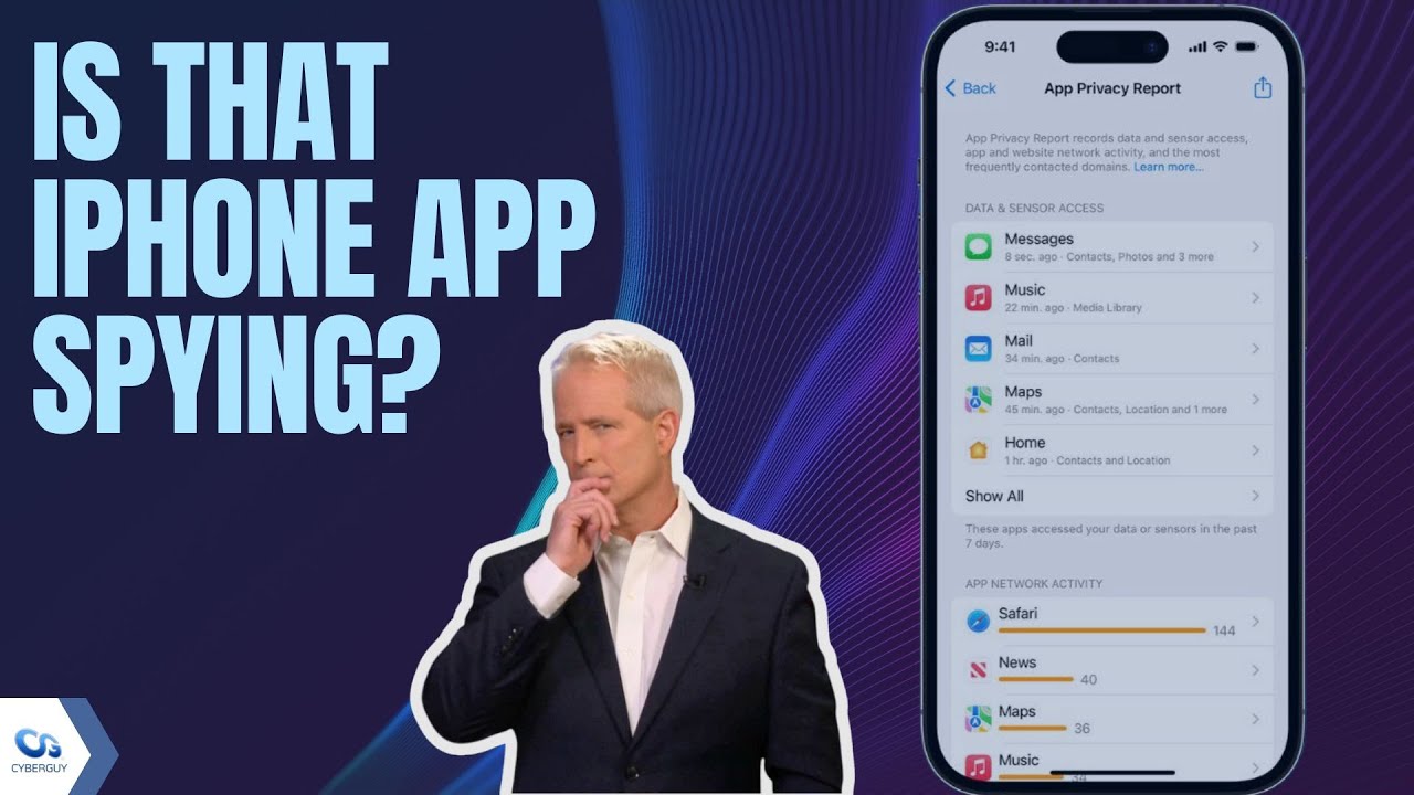 Is that iPhone App spying? Apple&rsquo;s Privacy Report reveals all | Kurt the CyberGuy