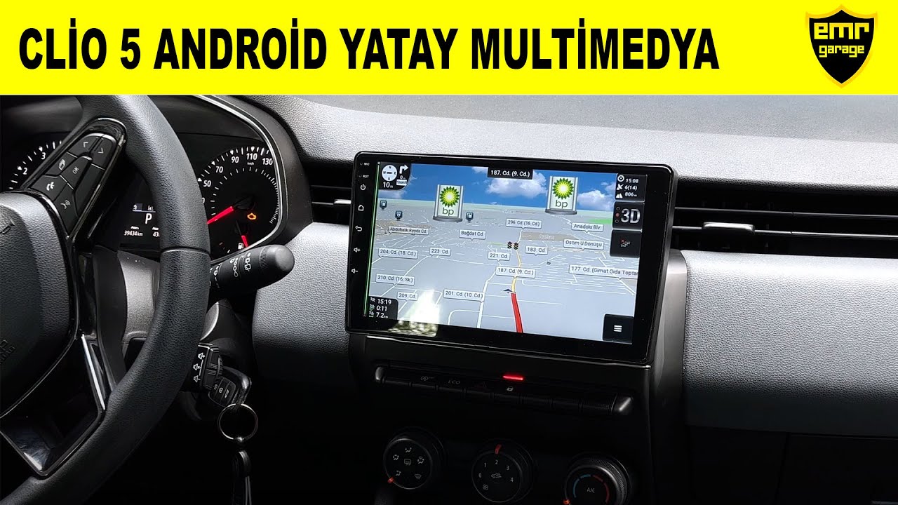 Clio 5 yatay geniş ekran android multimedya ekranlı Myway teyp - Emr Garage Ankara