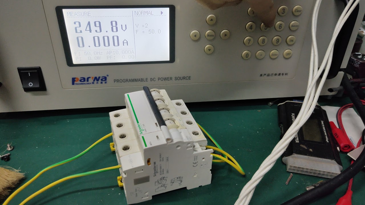 Schneider iMSU 275v OVP test.