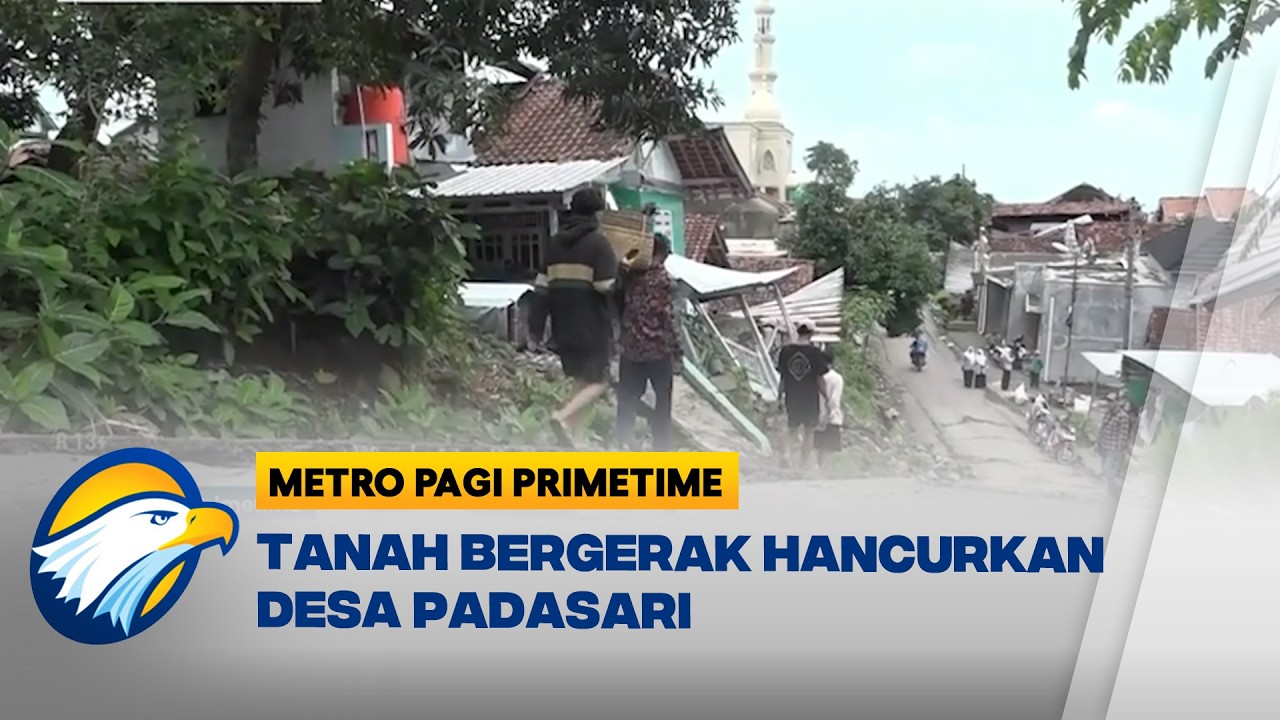 Desa Padasari Hancur Akibat Tanah Bergerak, Menjadi 
