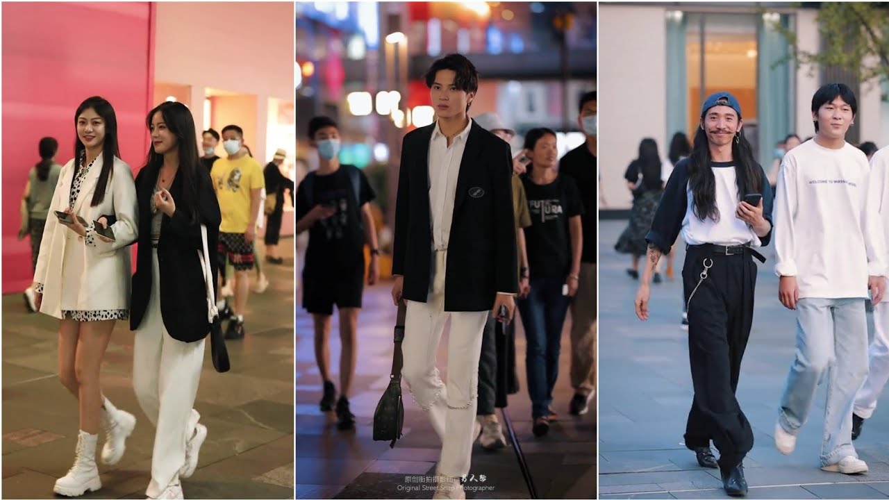 [抖音 - Douyin]Khi các Tiktoker xuống phố đi bộ👣|| Street Fashion #4