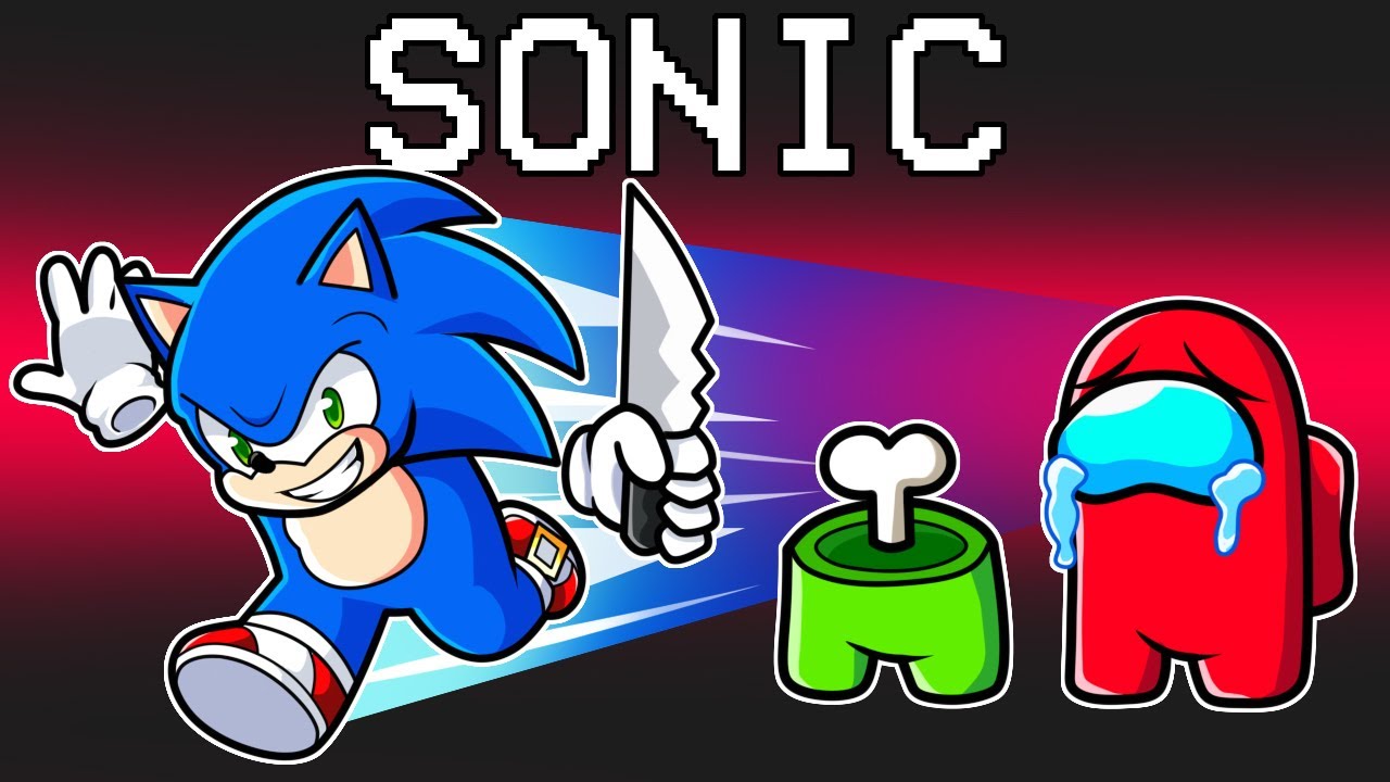 Jugando como SONIC en AMONG US!