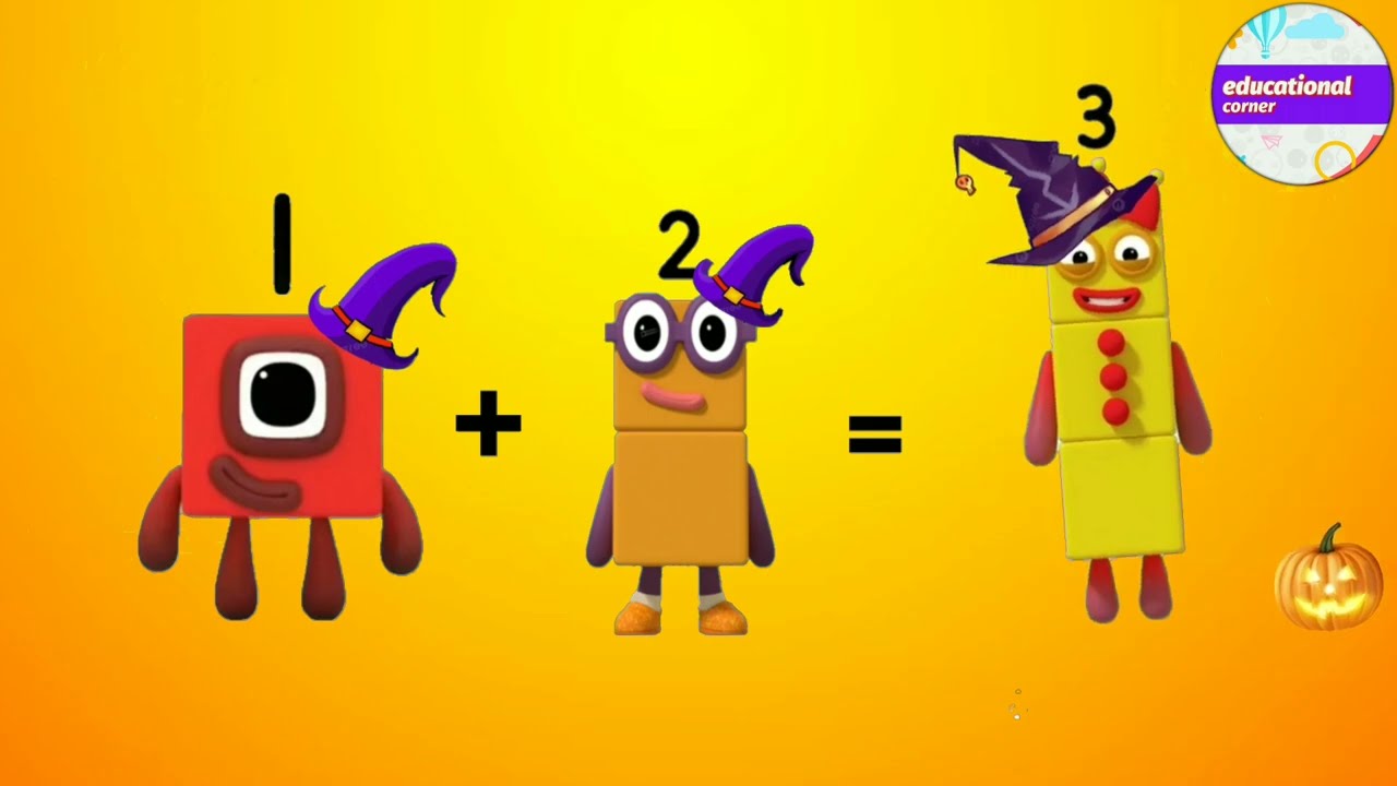 Mathblocks random halloween addition #learntocount @educationalcorner110 #numberblocks
