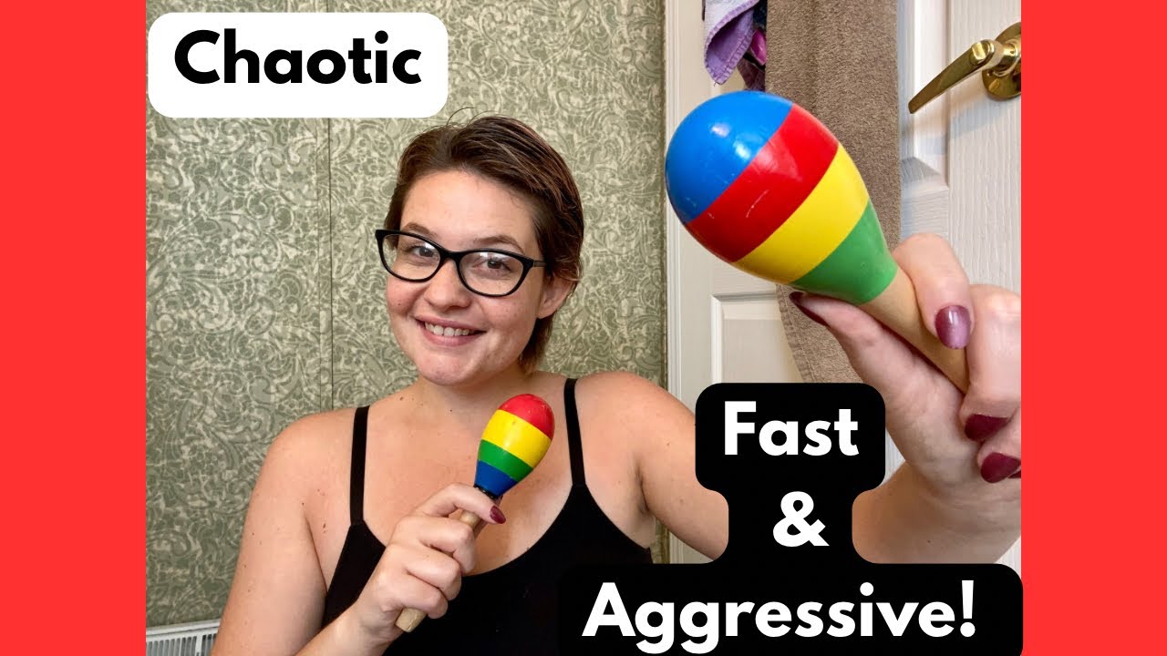 ASMR | Chaotic Fast & Aggressive | Anxiety distraction 🫣