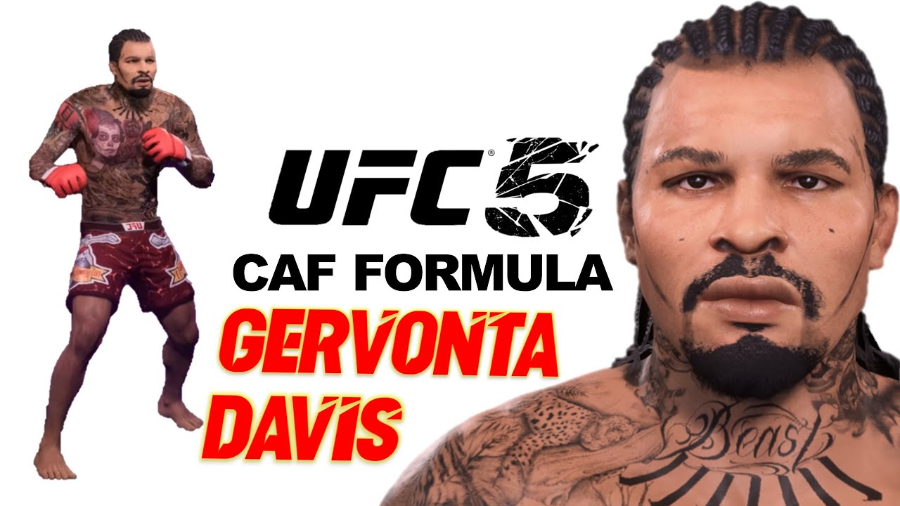 Как создать Джервонту Дэвиса в UFC 5 (формула CAF)