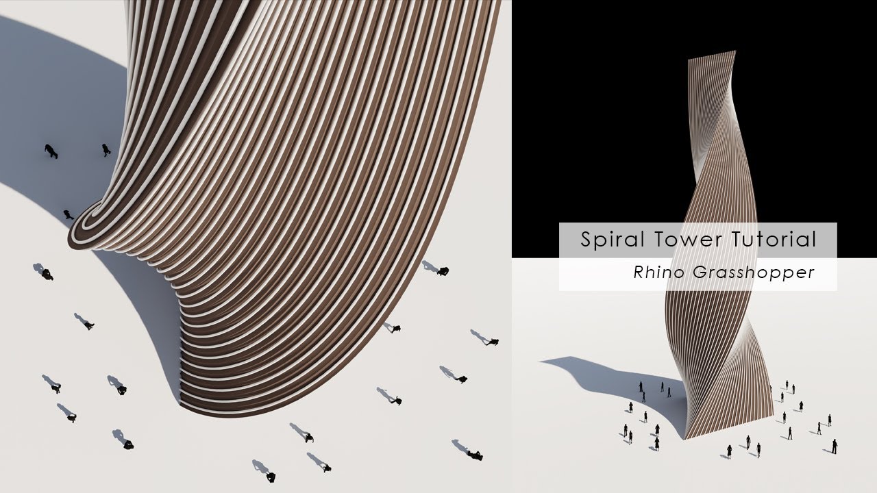 Spiral Tower Rhino Grasshopper Tutorial