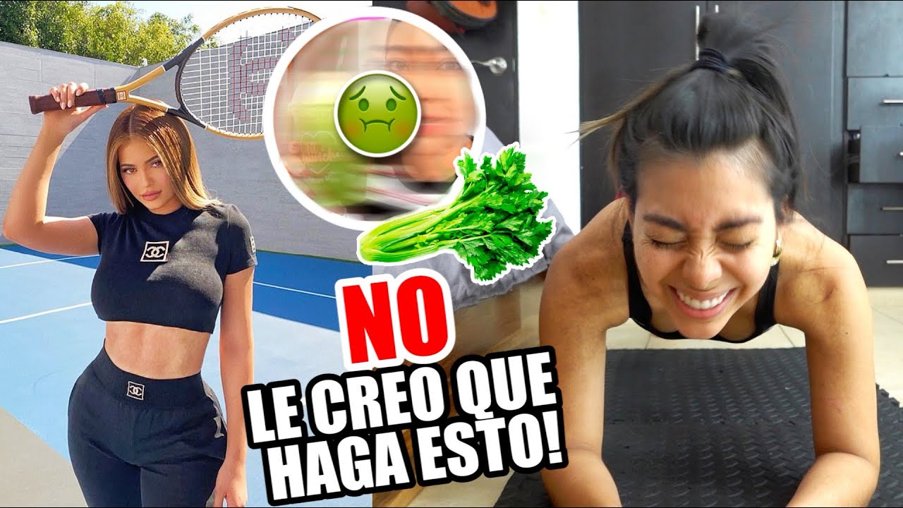 1 SEMANA PROBANDO LA RUTINA DE KYLIE JENNER! *NO PUEDO CREER QUE HAGA ESTO*