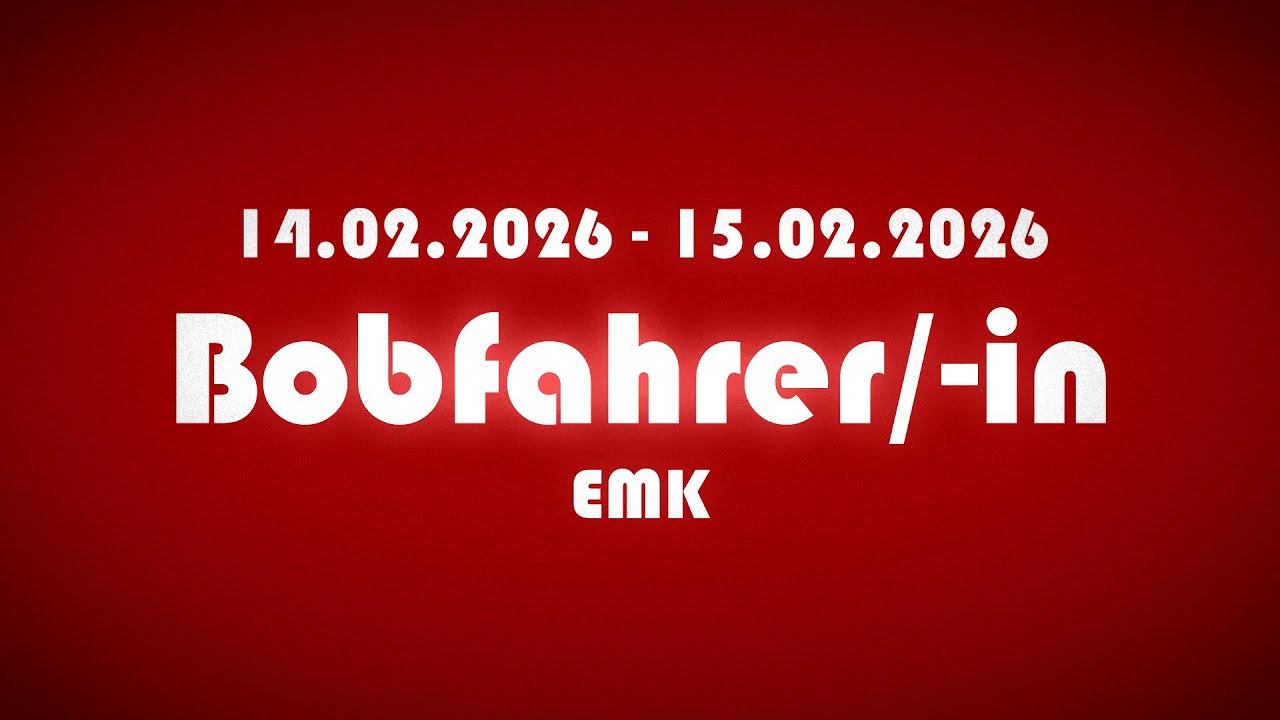 Bobfahrer:in - 14. - 15. Februar 2026 | Profis am Werk