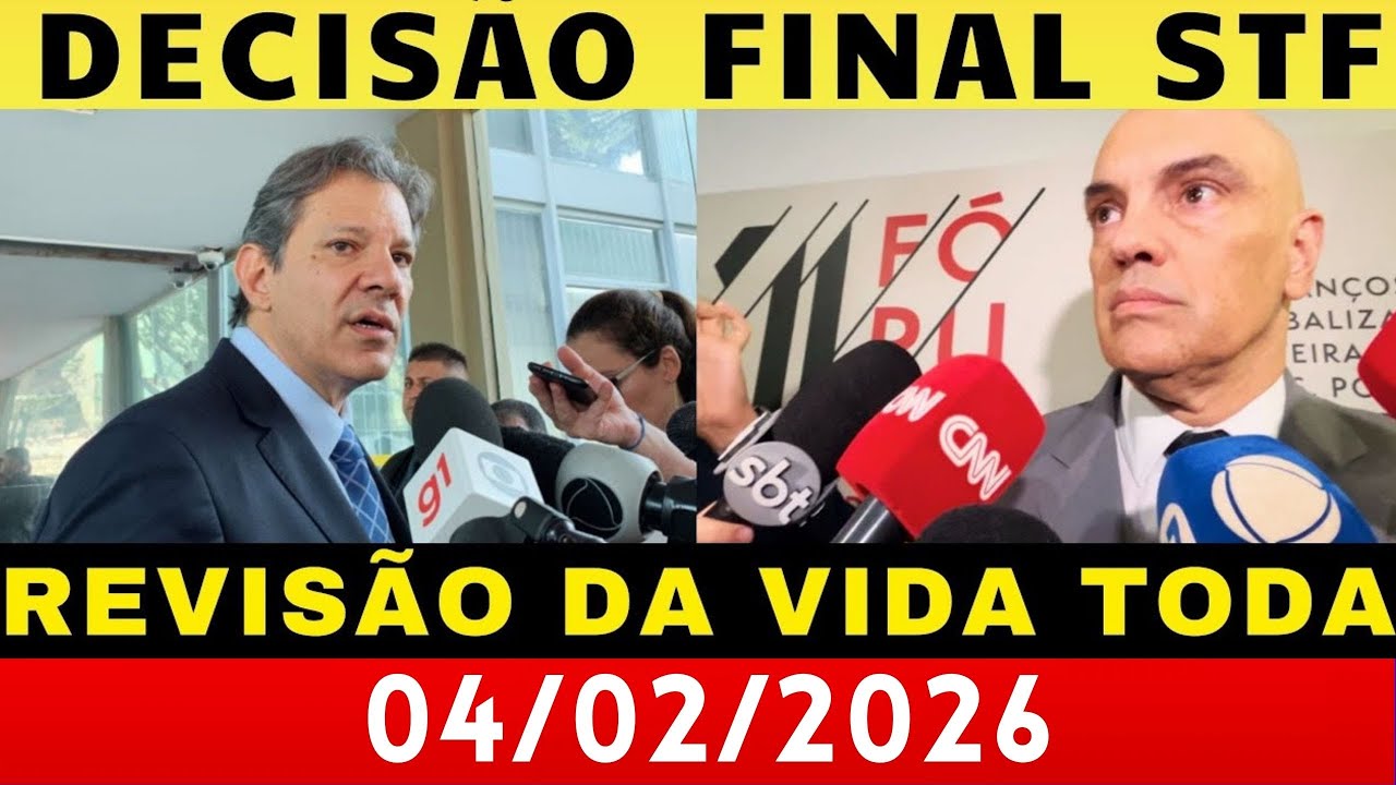 🔴SAIU HOJE: STF BATE O MARTELO e DECIDE de VEZ sobre a REVISÃO VIDA TODA – Surpresa para Aposentados