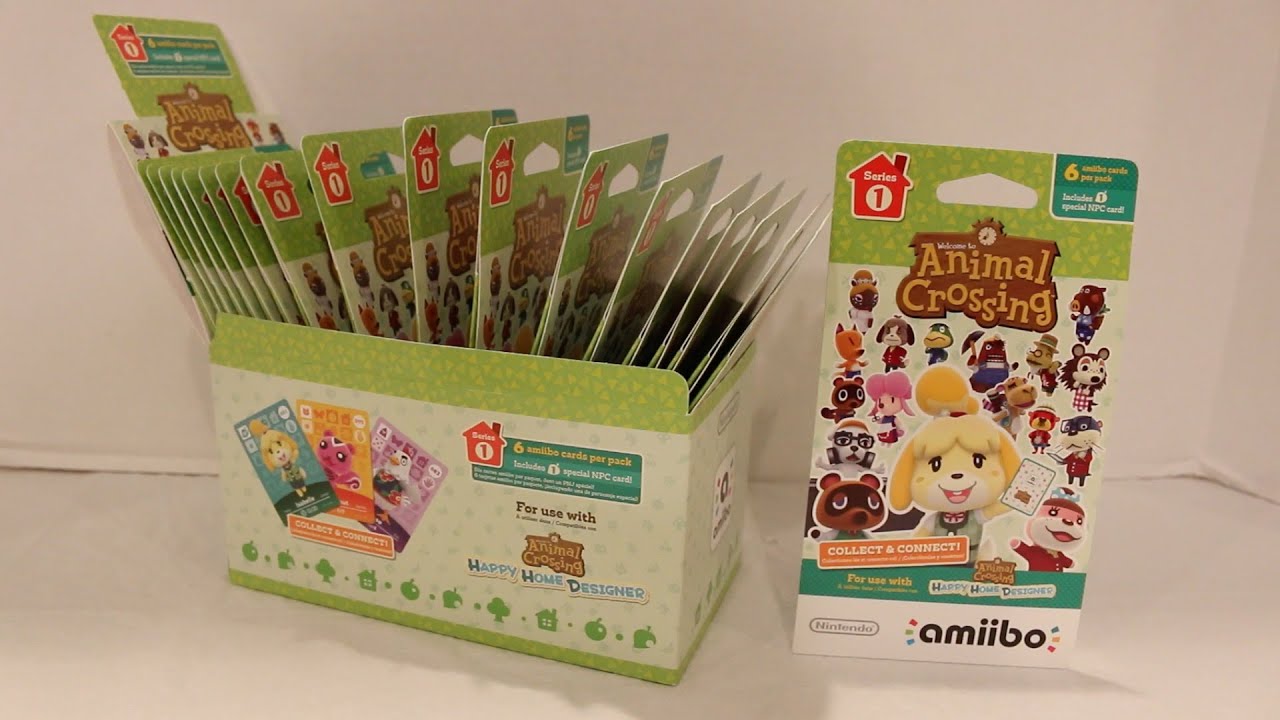 Animal Crossing Amiibo Cards Series 1 Unboxing