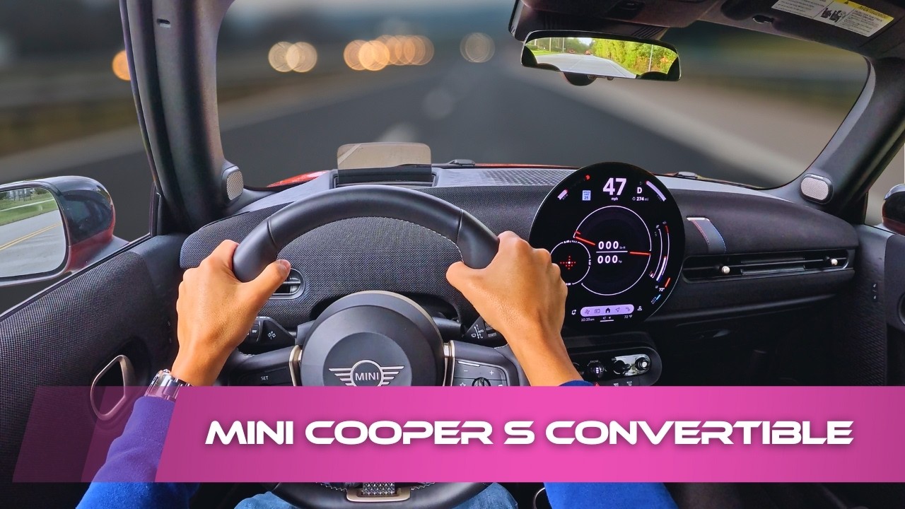 Pure Fun With the Top Down: 2026 MINI Cooper S Convertible Silent POV Review & Test Drive