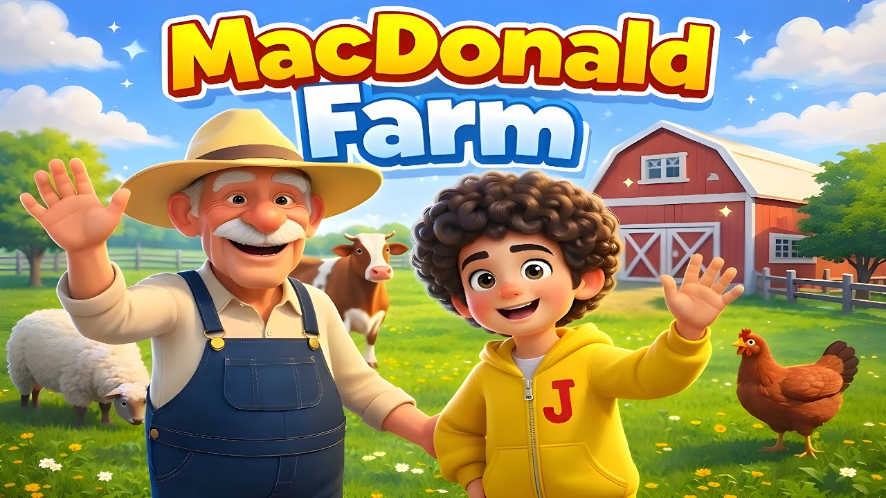 Old MacDonald Farm | Brand New Version for Kids | Funny Nursery Rhyme