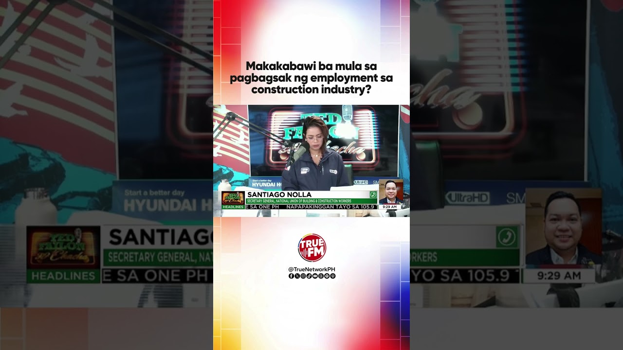 Makakabawi ba mula sa pagbagsak ng employment sa construction industry? | Ted Failon & DJ Chacha